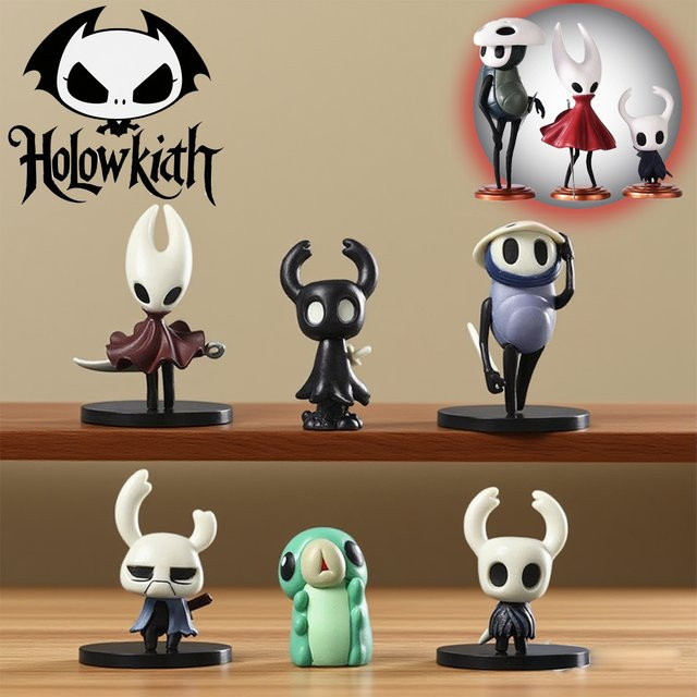 Hollow Knight Figuren, 3-teiliges Set, Kunststoff, Bunt / Mehrfarbig - Bild 1