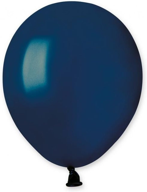Gemar Pastellballons aus Latex in Marineblau, 100 Stück, Durchmesser: 13 cm - Bild 1