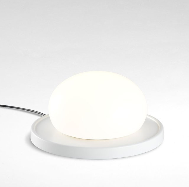 Marset Bolita LED-Tischleuchte in Weiß mit dimmbarer Kugelleuchte aus Glas und Metall - Bild 1