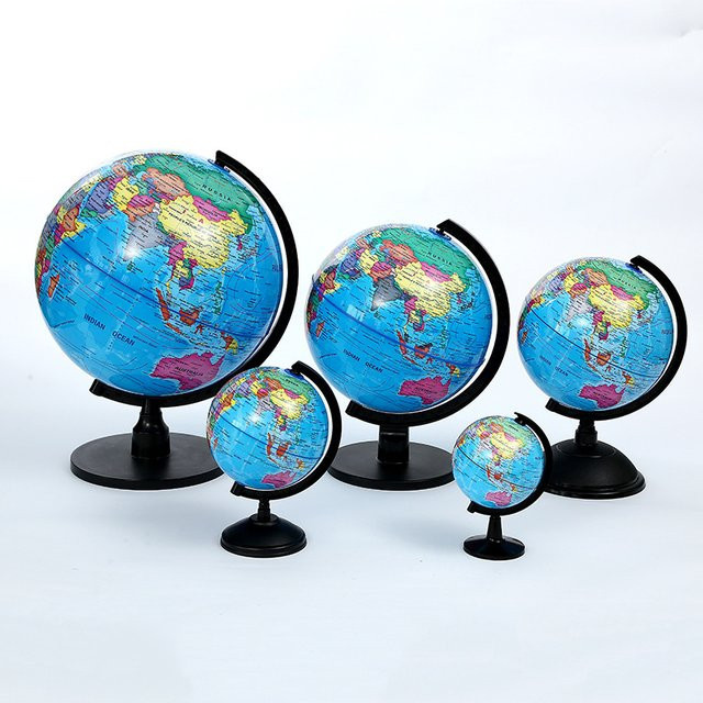 Pädagogischer Globus, englische HD-Weltkarte, 360 ° Rotation, 1-teiliges Set - Bild 1