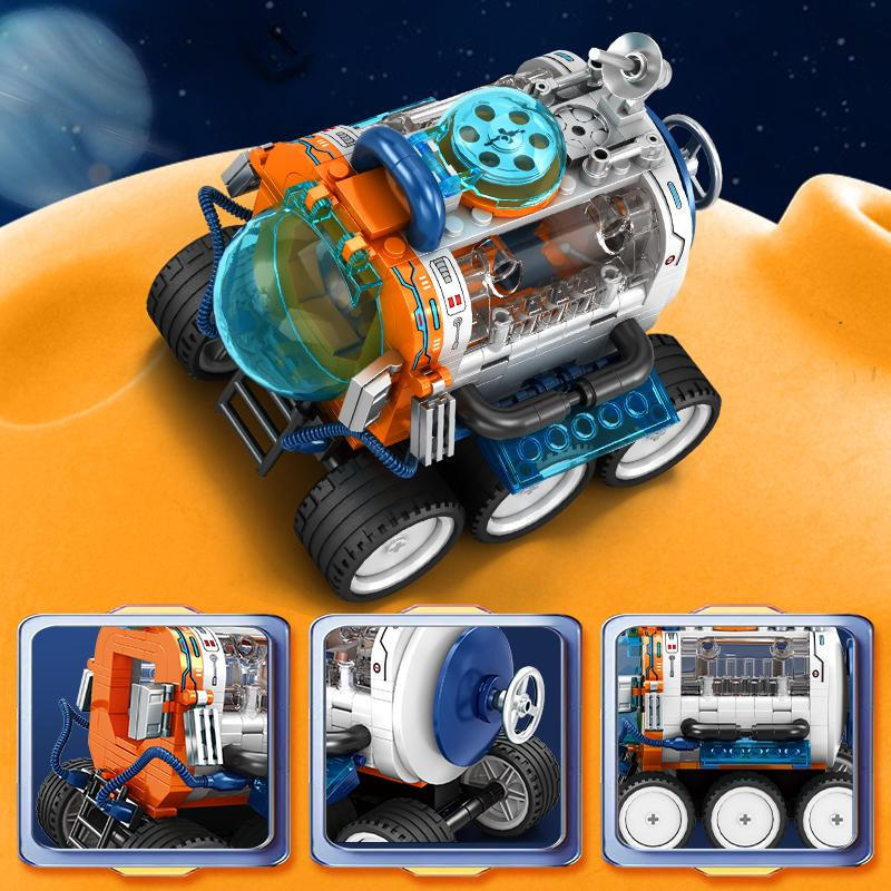 Linyi toy Weltraumforschung Weltraumstartfahrzeug Konstruktionsspielzeug - Bild 2