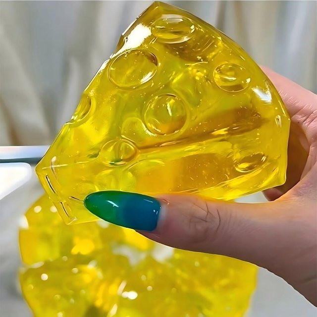 Honig Käse Squishy Spielzeug, weiches Fidget Sensorisches Stress Spiel - Bild 1