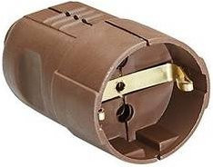 Bachmann Schutzkontaktkupplung 912470 Braun - Bild 1