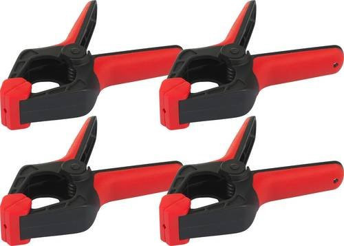 TOOLCRAFT Federzwinge in Rot mit einer maximalen Spannweite von 45 mm, Länge: 115 mm, Ausladung: 50 mm - Bild 1