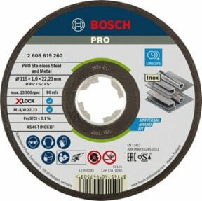 Bosch Expert for Inox Trennscheibe X-LOCK gerade für Metall, Durchmesser: 115 mm, Bohrung: 22,23 mm - Bild 2