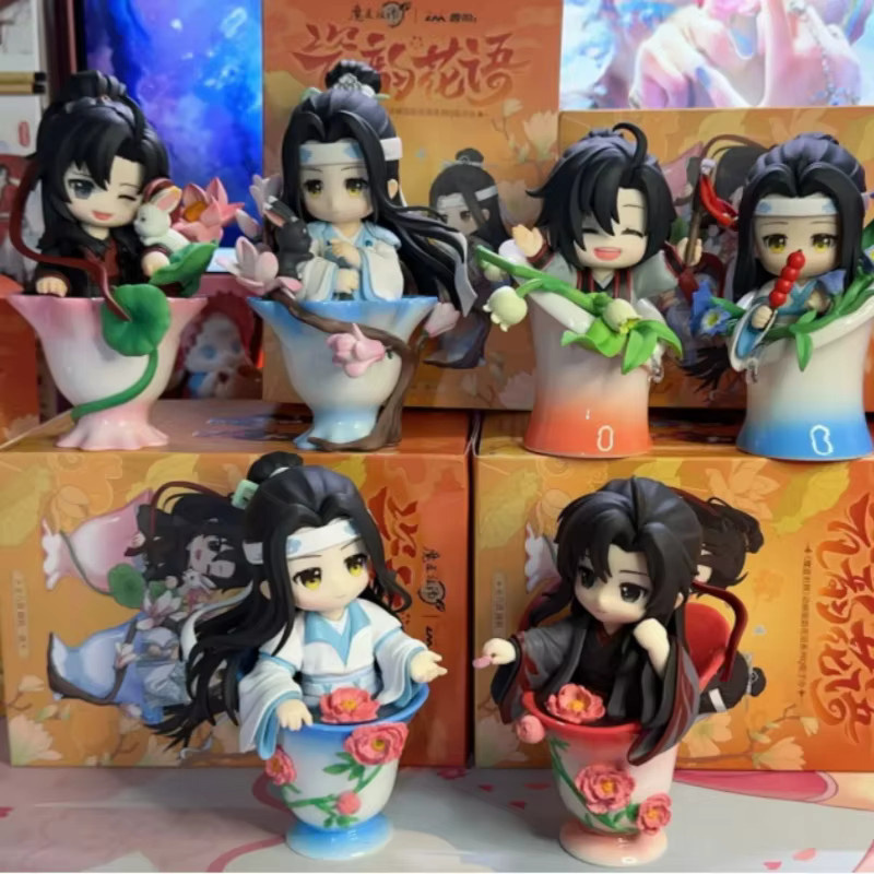 Bandai Flower Language Series Keramik-Blindbox Q Edition Sammlerfigur in Mehrfarbig - Bild 3