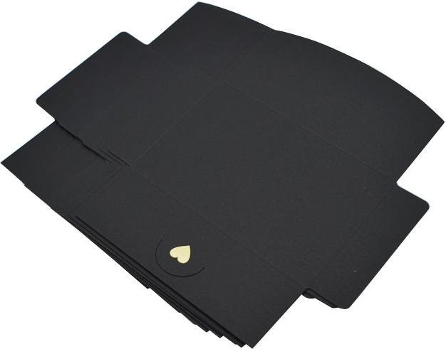 20 Stück Mini-Papierumschläge in Schwarz für Grußkarten und Hochzeitseinladungen - Bild 1