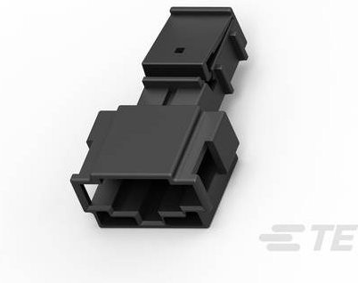 TE Connectivity Stiftgehäuse-Kabel 3-968297-2 in Schwarz - Bild 1