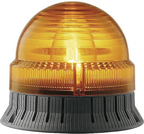 Grothe LED Blitzleuchte MBZ 8421 38421 in Orange mit Blitzlicht und Dauerlicht - Bild 1