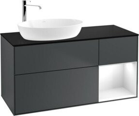 V&B Waschtischunterschrank Finion in Anthrazit lackiert, Breite: 120 cm, Tiefe: 50,1 cm, Höhe: 50,1 cm - Bild 1