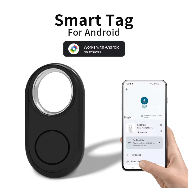 Samsung Smart Tag Standort-Tracker für Android und Google Find My Device App in Schwarz oder Weiß - Bild 2