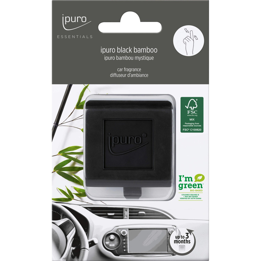 ipuro Autoduft Essentials Black Bamboo Hellgrün 1 ml - Bild 2