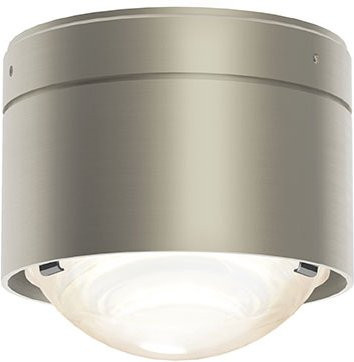 Top Light Puk! 80 One Avantgarde Deckenleuchte in Nickel matt mit mattem Glas, Silber/Weiß, Rund - Bild 1