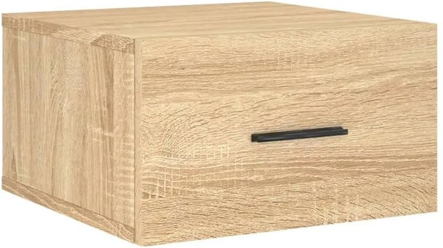 vidaXL Wand-Nachttisch aus Holzwerkstoff in Sonoma-Eiche, B/T/H: 35 x 35 x 20 cm - Bild 1