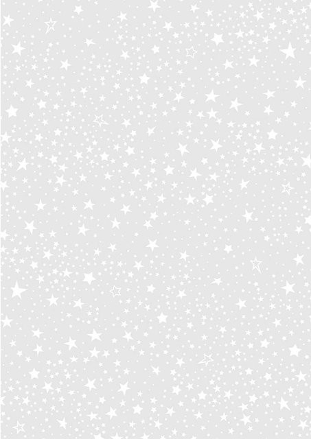 HEYDA Transparentpapier mit Sternen in Weiß, B x H: 50 x 70 cm, 115 g/m² - Bild 1