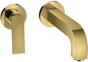 Hansgrohe Axor Citterio UP-Waschtisch-Einhebelmischer in Gold, Fertigmontageset mit schwenkbarem Auslauf - Bild 1
