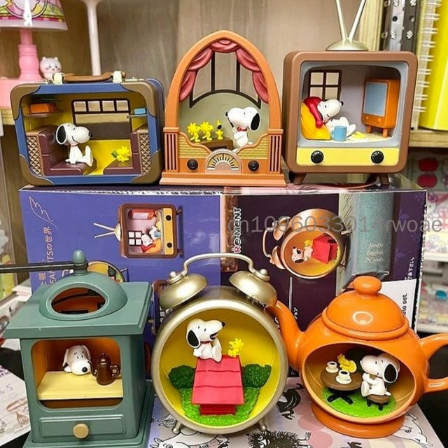 Re-Ment Peanuts Snoopy Antike Diorama-Kollektion, Blindbox-Figur, Einzelfigur - Bild 1