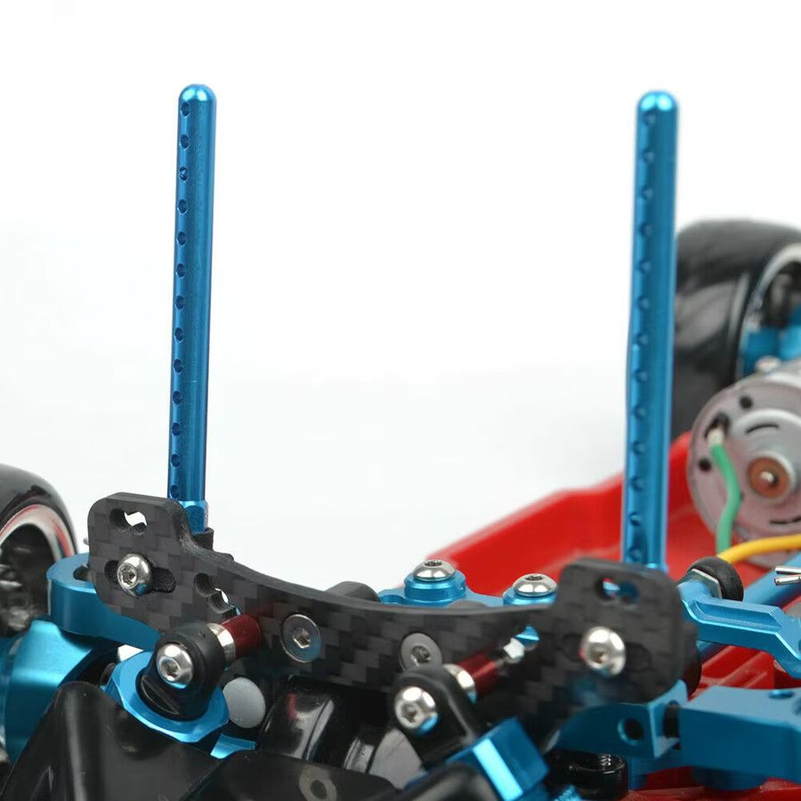 Tamiya Carbonfaser Stoßdämpferhalterungen vorne und hinten, 2-teiliges Set - Bild 3