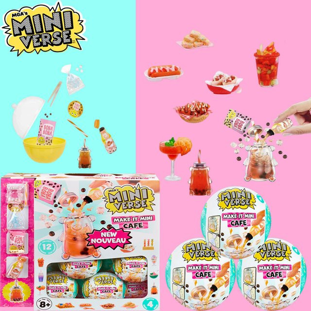 MGA's Miniverse Make It Mini Cafe Serie 4 Taco Bell Mystery Pack, DIY-Überraschungsspielzeug, ab 8 Jahren - Bild 1