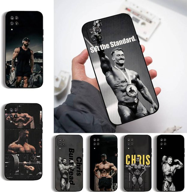 Chris Bumstead Bodybuilding Soft Cover Handyhülle für Samsung Galaxy S21 S22 S23 S24 S25 S26 Ultra FE Plus 5G A52S in Schwarz - Bild 1