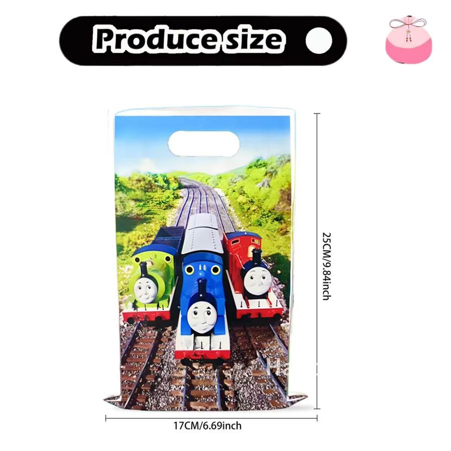 Thomas The Train Geschenktüten aus Papier für Kindergeburtstage, Mehrfarbig - Bild 3