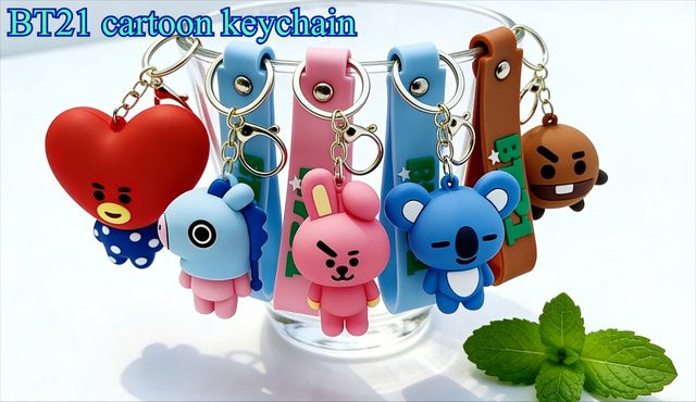 LINE FRIENDS BT21 Figur, Anhänger, Bunt / Mehrfarbig - Bild 1