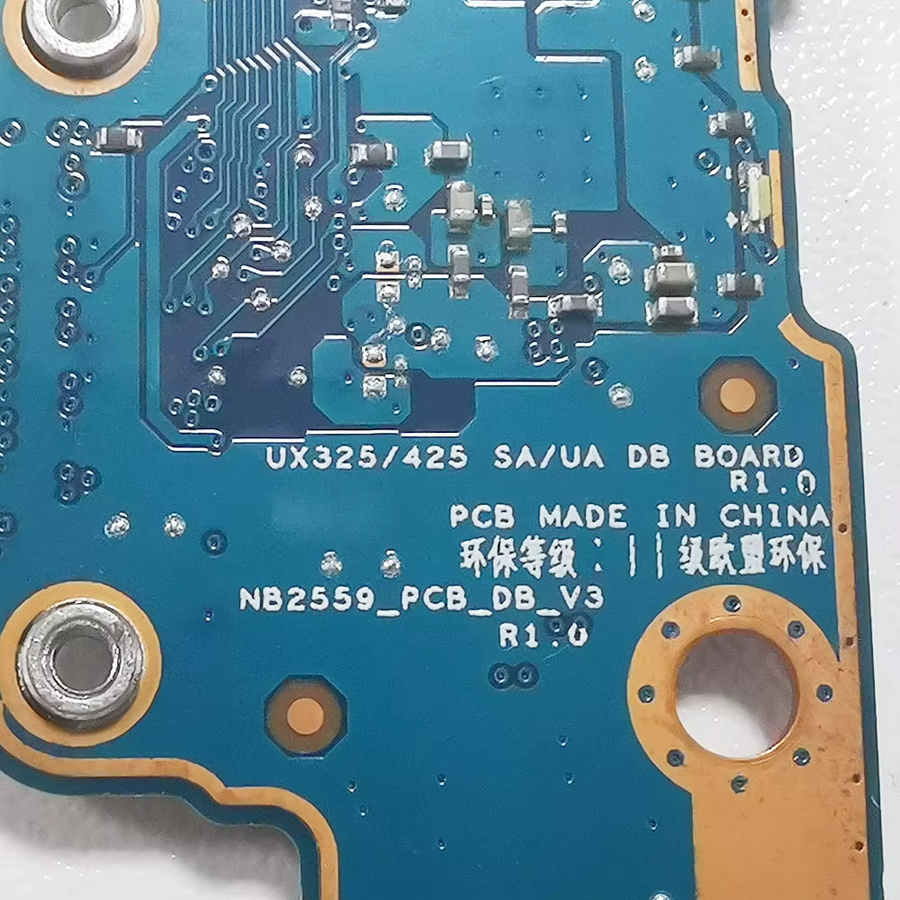 Asus Laptop USB Jack Board mit USB-A und USB-C Anschlüssen für UX325 UX425 U3700J U4700J Modelle NB2551 NB2555 NB2559 Blau - Bild 3