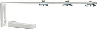 Jotex FLEXI Halter Wandmontage Metall Weiß Durchmesser: 20 cm - Bild 1