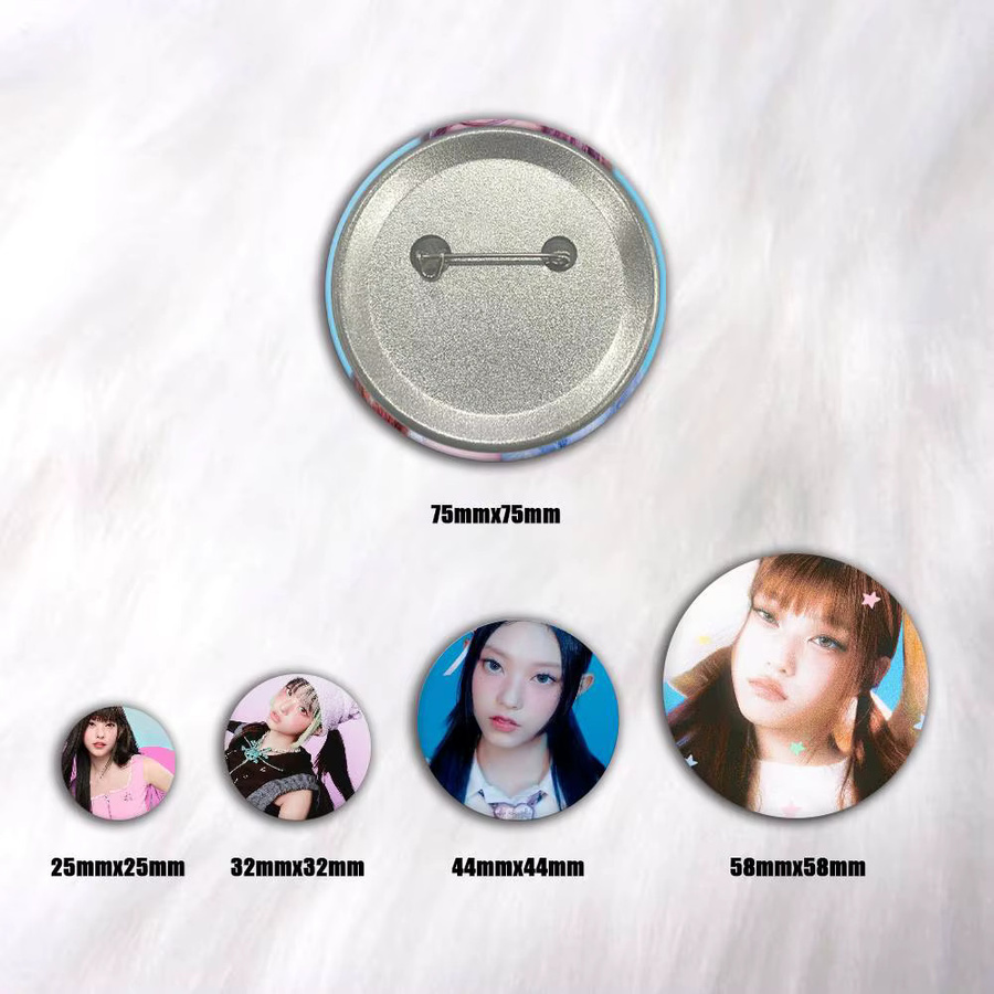 Brosche KPOP GIRL, bunt, verspielt - Bild 2