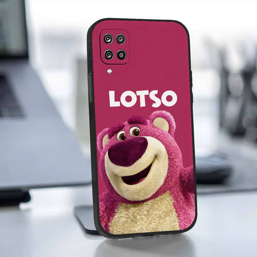 L-Lotso Huggin'Bear Soft Cover Handyhülle für Samsung Galaxy S21 S22 S23 S24 S25 S26 Ultra FE Plus 5G A52S in Pink - Bild 4