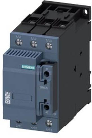 Siemens Kondensatorschütz 3RT2637-1AF03 in Grau mit 3 Schließern und 190 VA, 10A - Bild 1