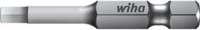 Wiha Professional Sechskant-Bit Form E 6,3 mit 4,0 mm Schlüsselweite und 50 mm Länge in Schwarz und Silber - Bild 1