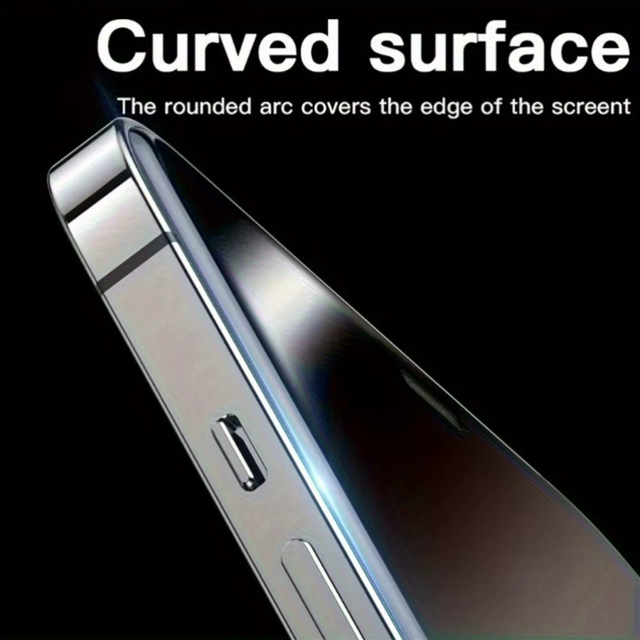 DIXSG 6-in-1 Sichtschutz-Displayfolie und Kamera-Objektivschutz für iPhone 17, 16, 15, 14, 13, 12, 11 Pro Max und 16e, transparent - Bild 5