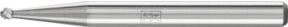 PFERD TOOLS Hartmetall Frässtift Kugel KUD universal mittel kreuzverzahnt, Durchmesser: 1,5 mm, Schaft-Ø: 3 mm, Farbe: silver - Bild 1