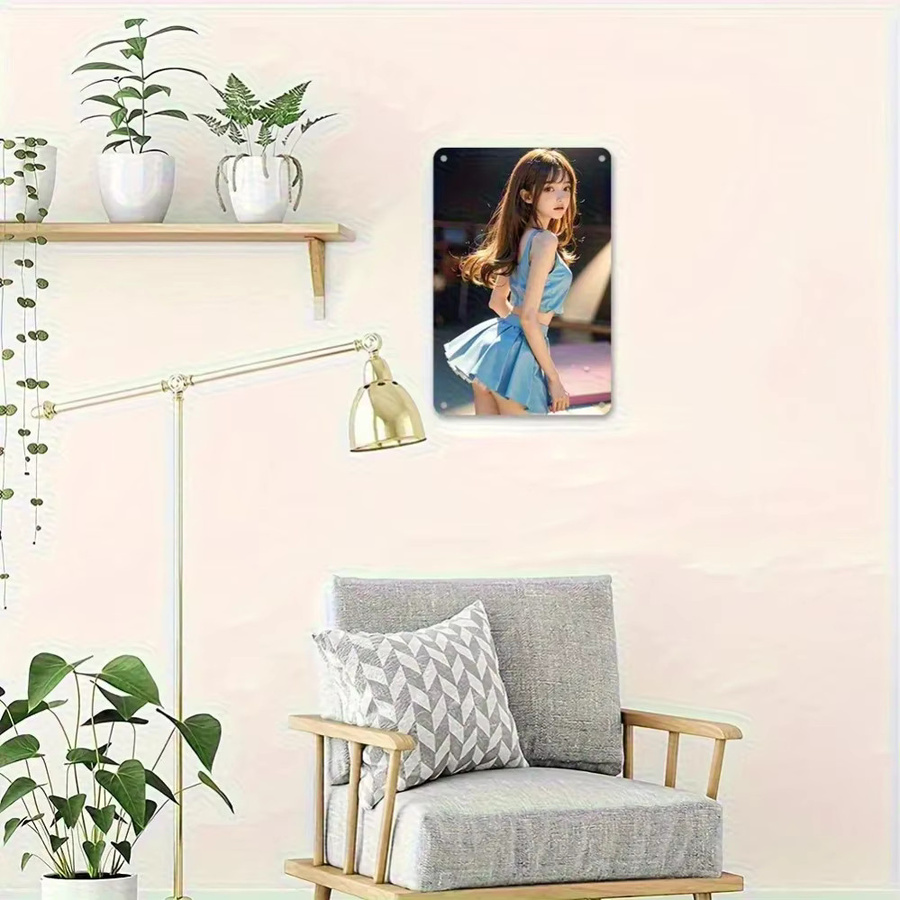 CIFBUY Retro Anime Blechschild Vintage Metall Wanddekoration Mehrfarbig B: 30,48 cm, H: 20,32 cm - Bild 2