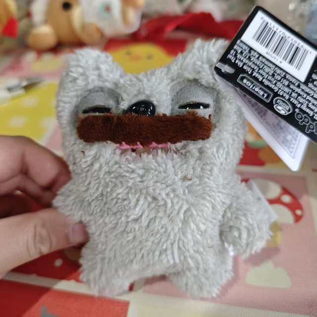 Plüschschlüsselanhänger Zahnmonster-Puppe, black, Unisex - Bild 1