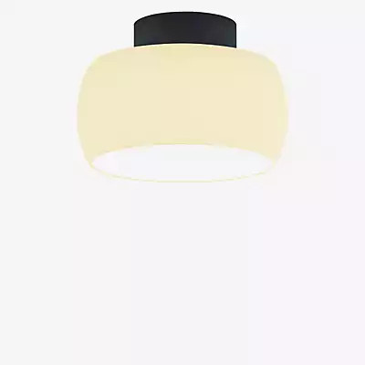 Bankamp Bell LED Deckenleuchte in Weiß und Schwarz mit Glaskuppel im modernen Design - Bild 1