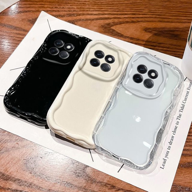 Transparente TPU Wellen-Softcase Schutzhülle für Honor X6b 4G und Honor X6b Plus - Bild 1