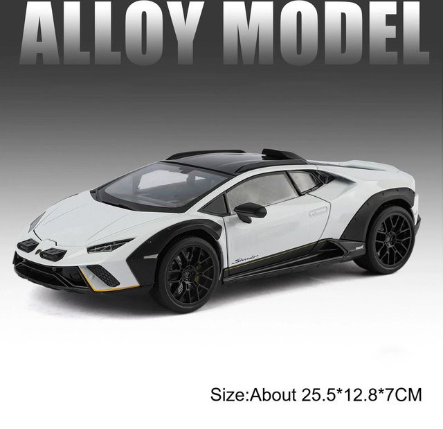 Linyi toy car Huracan Sterrato Lp770 Automodell, 1:18, Metall Druckguss, mit Licht und Geräusch, ab 14 Jahren - Bild 1