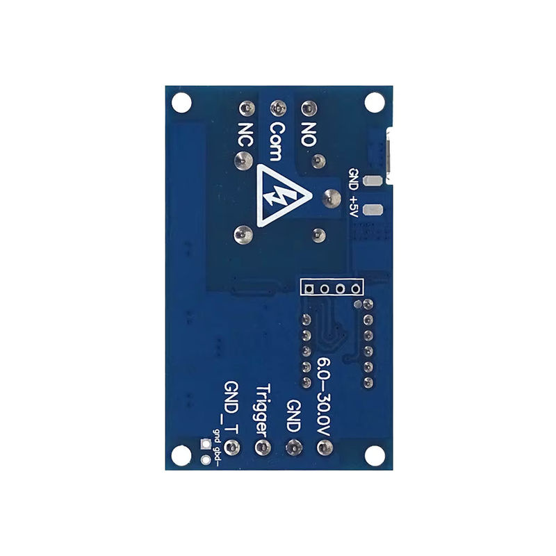 HZWDONE Programmierbares Timer-Relaismodul DC 6-30V mit LED-Anzeige und Micro-USB, Blau - Bild 4