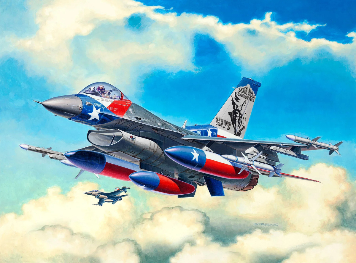 Revell Lockheed Martin F-16C Fighting Falcon USAF, Modellbau, 1:144, ab 10 Jahren - Bild 3