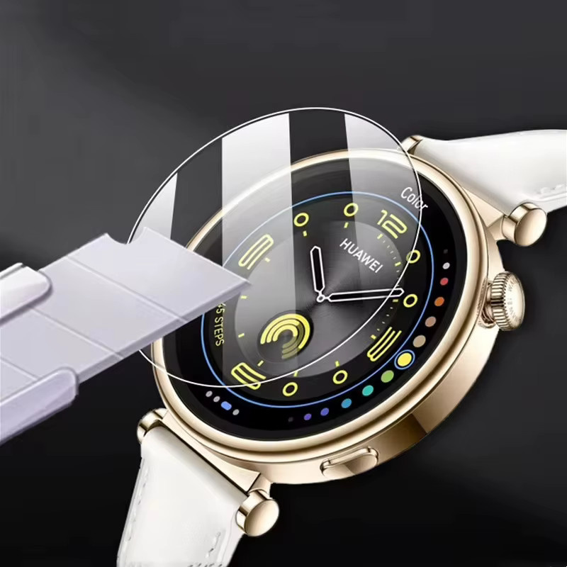 Huawei Watch GT 4 Kratzschutzfolie aus gehärtetem Glas in Transparent für 41mm und 46mm Modelle - Bild 2