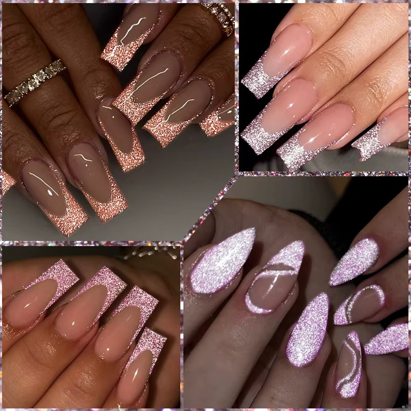 Meet Across Nagellack, Nude Pink, Schimmernd, Gel - Bild 4