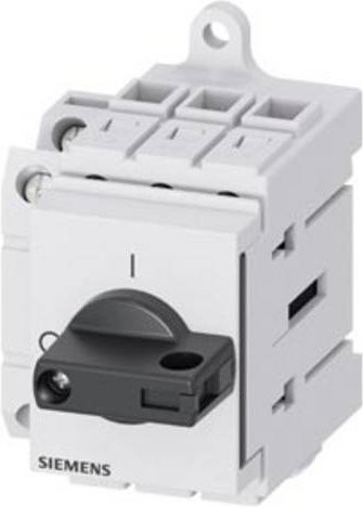 Siemens Lasttrennschalter Schwarz 3polig 40A 16mm² 1 Schließer 1 Öffner 690 V/AC 3LD33301TK11 - Bild 1