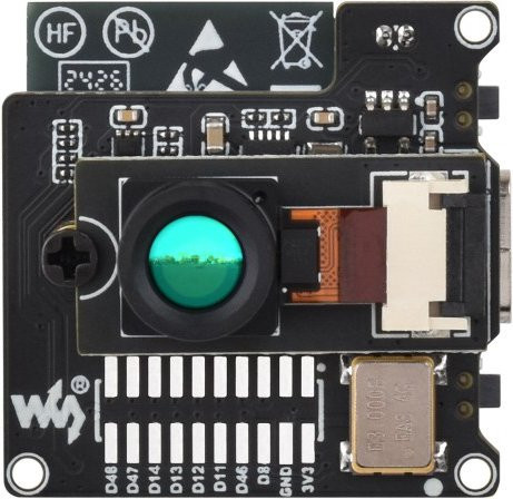 Waveshare ESP32-S3 IR-Wärmebildkameramodul mit Typ-C-Anschluss und 80x62 Pixeln in Schwarz - Bild 1