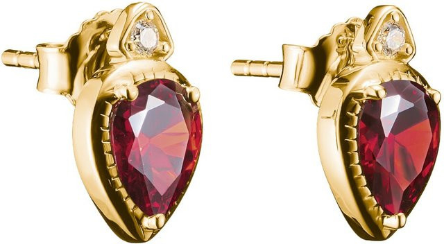 Thomas Sabo Ohrstecker Tropfen Elyndra, vergoldet, 925 Silber, Damen - Bild 1