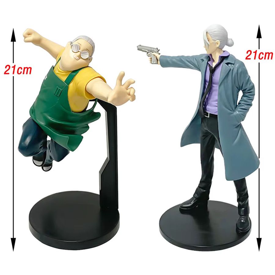 Bandai Sakamoto Days Anime Figur Taro Sakamoto und Shin Asakura PVC Modell Multicolor, Höhe: 21 cm - Bild 5