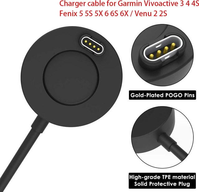 Garmin Ladegerät Dock, USB-C, Schwarz - Bild 1