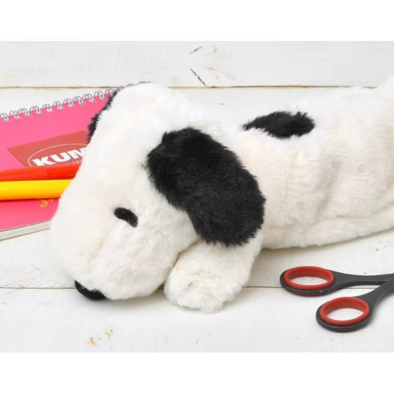 Snoopy Plüsch Etui Weiß – Kawaii Federmäppchen mit großem Fassungsvermögen für Schule und Büro - Bild 2