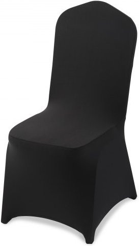 VEVOR Stuhlhussen 100er Set aus Polyester-Spandex in Schwarz, waschbare und elastische Stuhlbezüge für Esszimmer und Bankette, B/T/H: 51 x 45 x 95 cm - Bild 1